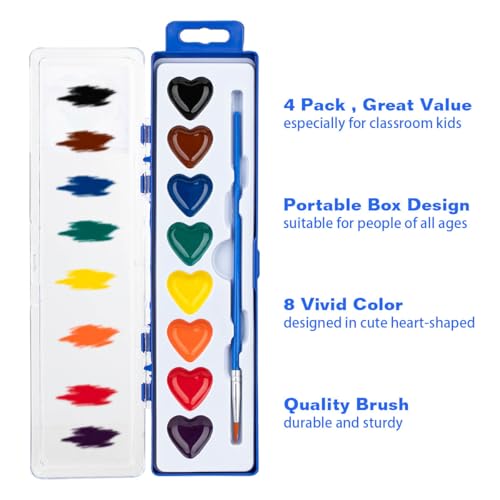 ARTLYMERS four-pack front view with eight colors per box