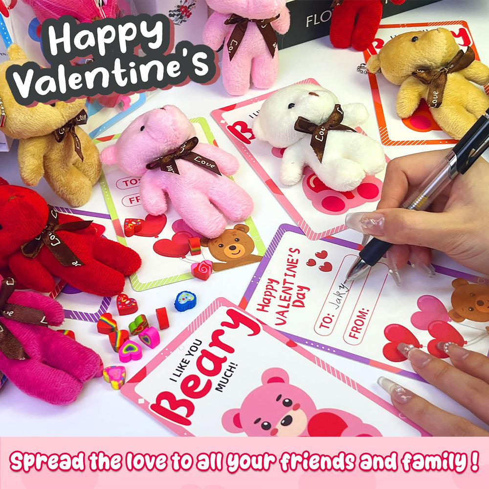 Artnedu valentines day cards with toys designed to delight kids.