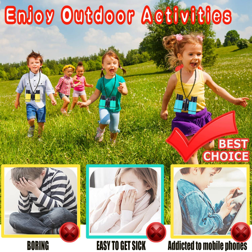 ARTOMIDE Kids Binoculars 4x30mm crystal-clear view for young explorers.