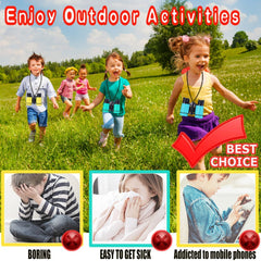 ARTOMIDE Kids Binoculars 4x30mm crystal-clear view for young explorers.