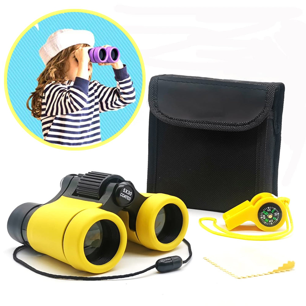 Artomide Kids Binoculars folding compact design for easy travel and storage.
