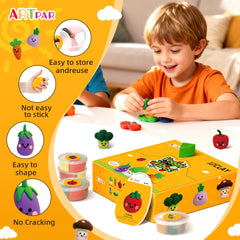 ARTPAR non-sticky formula helps keep hands clean during clay projects