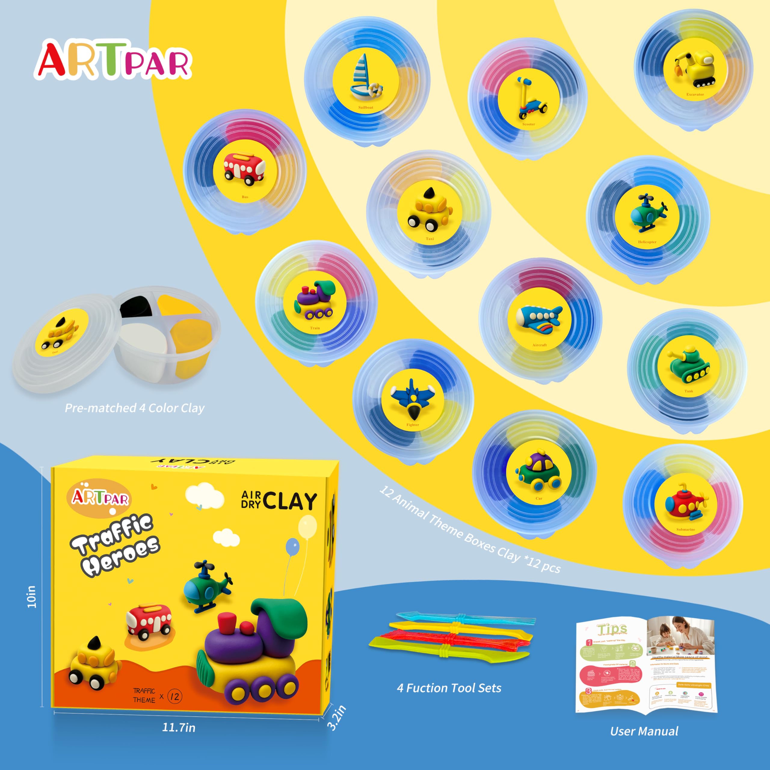 ARTPAR clay engraving tools in use for detailed textures and precise shapes.