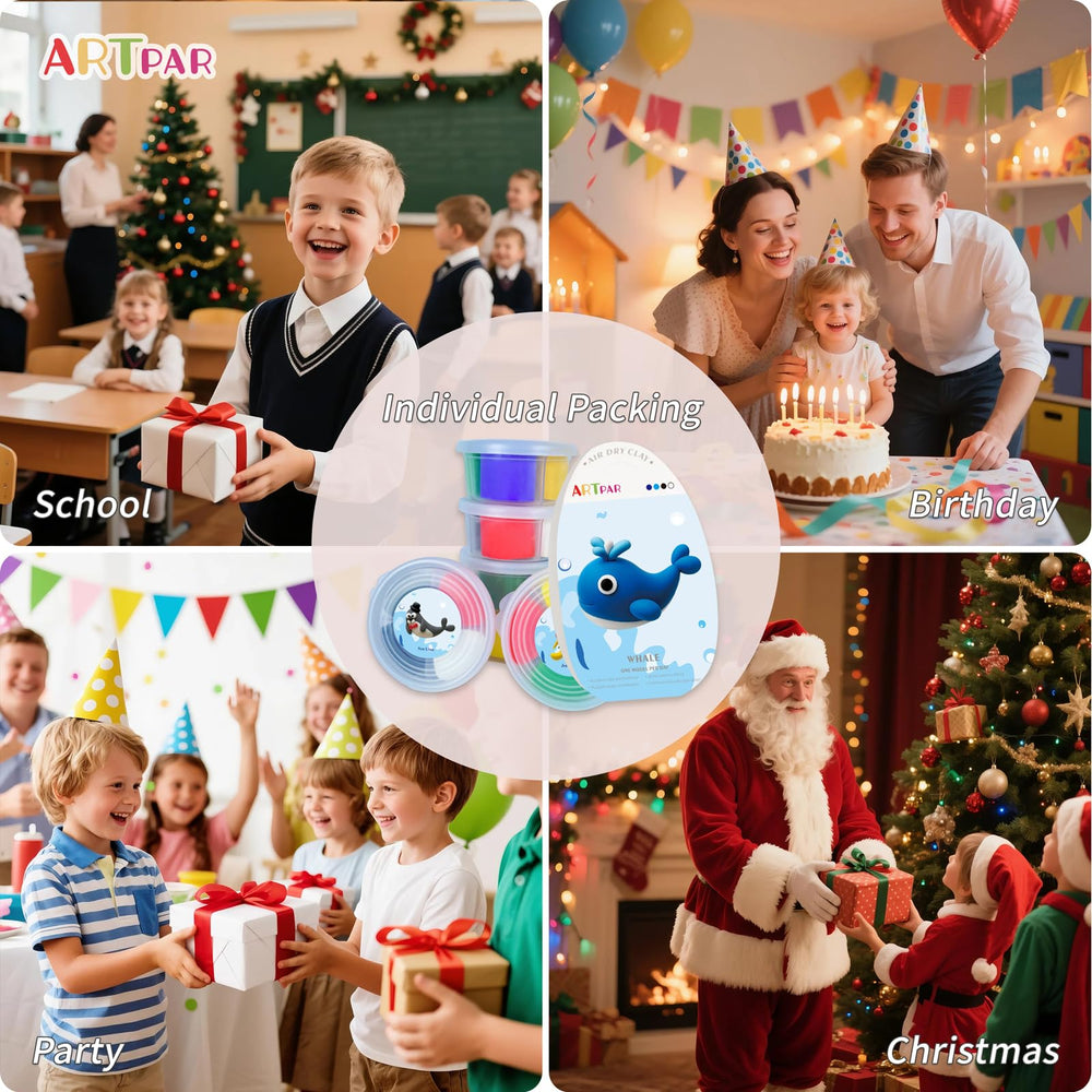 ARTPAR gift box with a kid-friendly clay guide makes a thoughtful present.