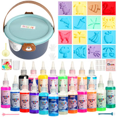 ARTPAR Magic Water Elf color gels and molds for engaging sensory play.