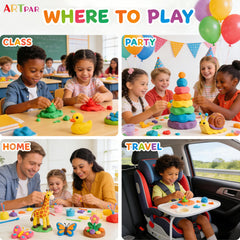ARTPAR safe materials support worry-free crafting with allergen-free composition.