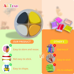 ARTPAR safe, non-stick materials emphasize kid-friendly crafting.