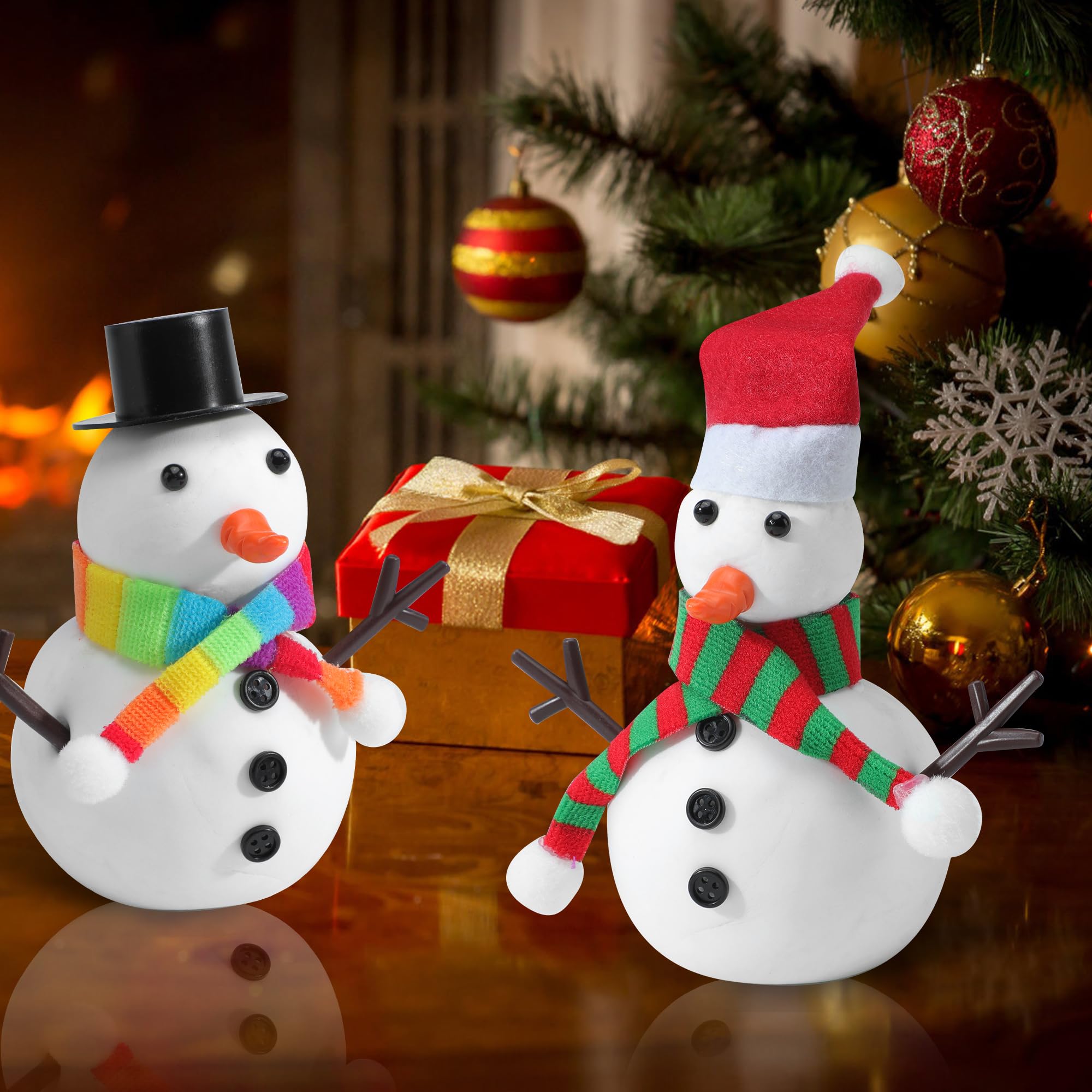 ARTPAR snowman nose and eyes add expressive details for lifelike expressions.