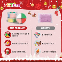 ARTPAR soft non stick clay ideal for beginners and reshaping