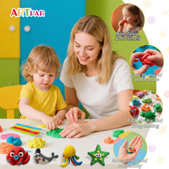 ARTPAR twelve-compartment tins help keep colors organized and fresh.