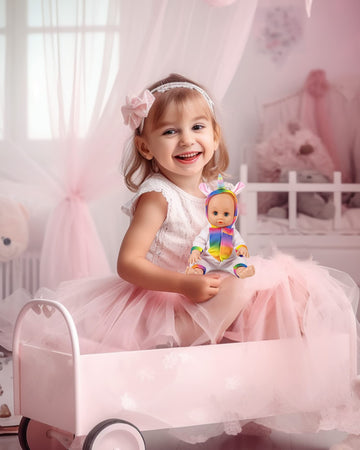 ARTST 12-inch doll clothes calf set for farm-style play and quick dressing.