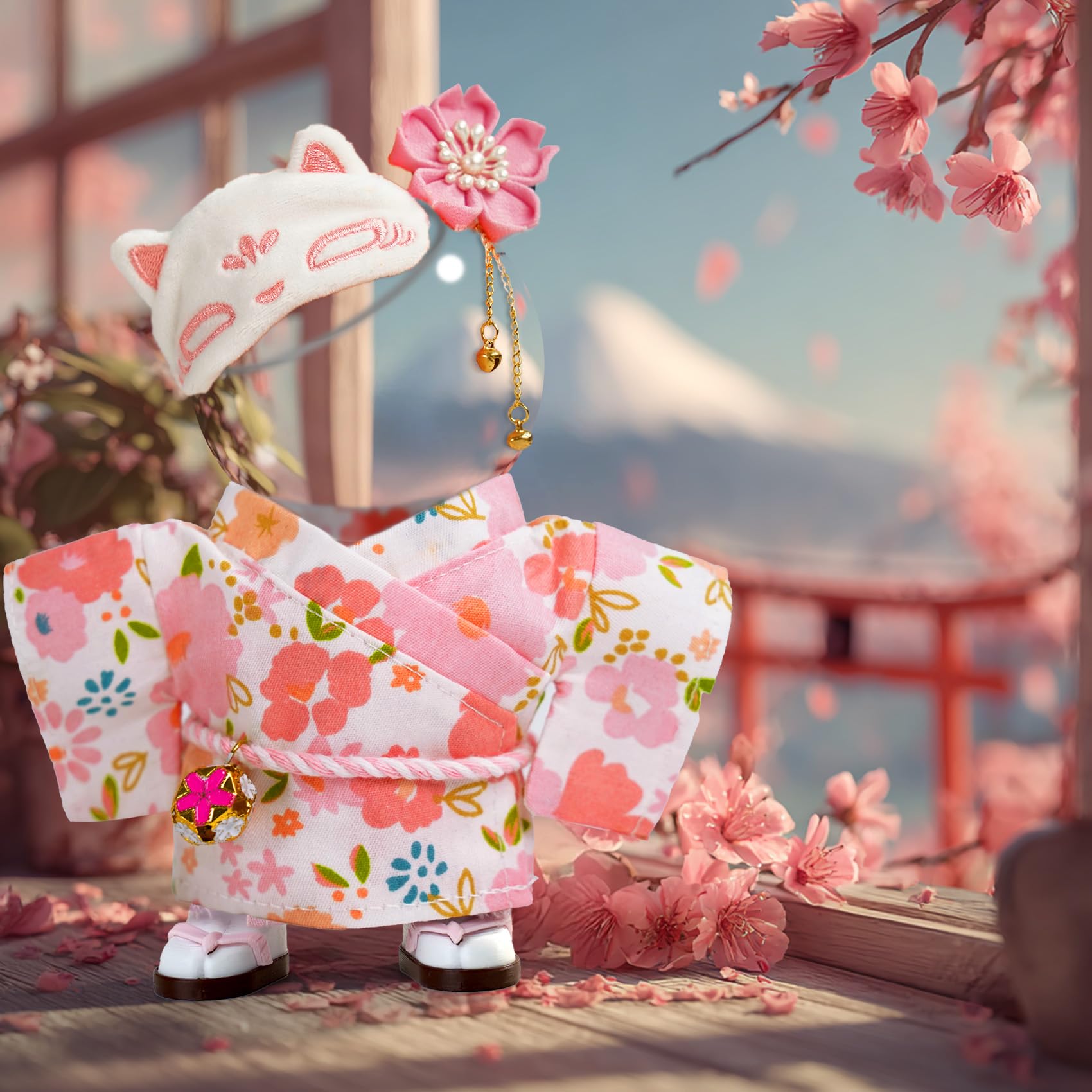 ARTST detachable belt with tiny bells adds playful chime during dress-up.
