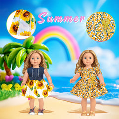ARTST sport outfit for 18-inch doll, easy-to-change active wear