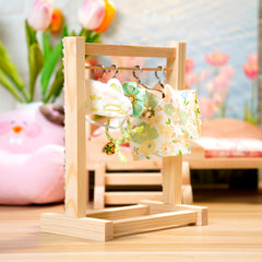 ARTST flower headdress with bells adds a charming jingling accent.