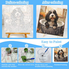 Arttoplus wooden easel included for easy display