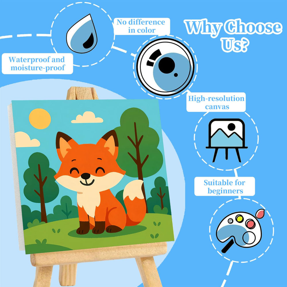 Arttoplus wooden easel supports comfortable painting at any desk.