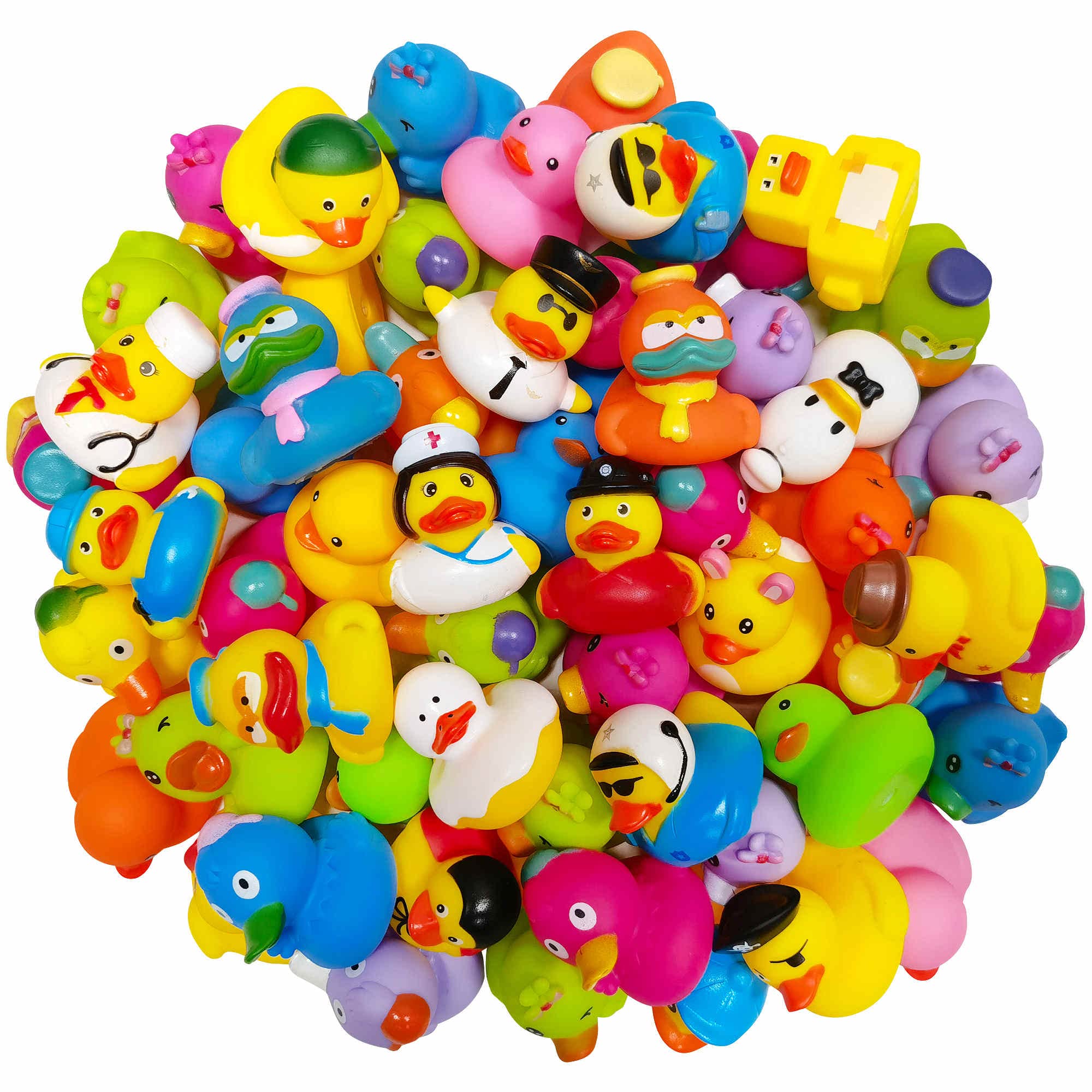 Arttyma rubber ducks bulk assortment for fun and easy party decorations.