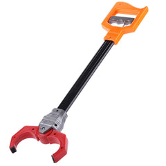Artyea plastic retro robot arm toy showing grip action for reaching and grabbing.
