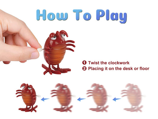 aruemp wind-up penguin with baby toy—cute scene for storytelling and party favors.