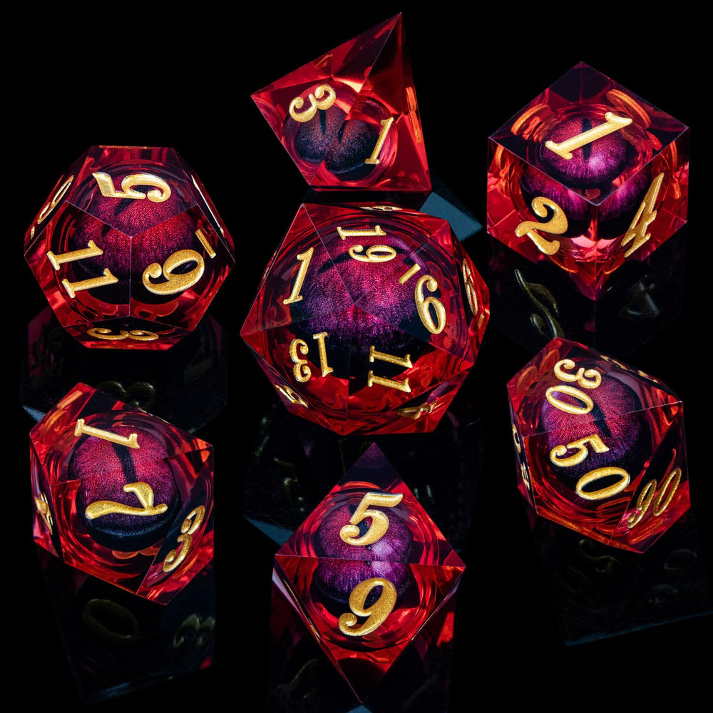 ARUOHHA handmade dice process showing sanding and polishing
