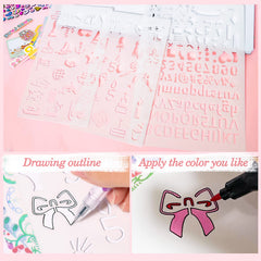 Arulis DIY Journal Kit photo frames: 10 cardboard frames to showcase memories.