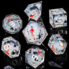 ARUOHHA DND dice liquid core koi fish underwater view enhances visual appeal.