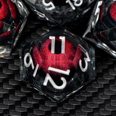 ARUOHHA vibrant red dice set balances well for reliable gameplay.