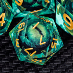 ARUOHHA DND resin dice dragon eye core for immersive gameplay