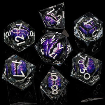ARUOHHA dragon-eye purple d6 dice deliver balanced throws and precise results