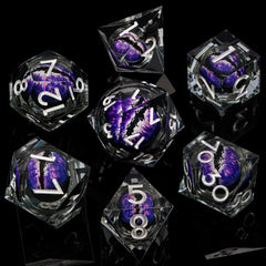 ARUOHHA dragon-eye purple d6 dice deliver balanced throws and precise results