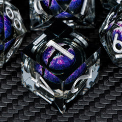 ARUOHHA dragon-eye purple d8 dice offer smooth spins and readable faces