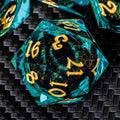 ARUOHHA dragon eye dice with liquid core for immersive roll and eye contact visuals