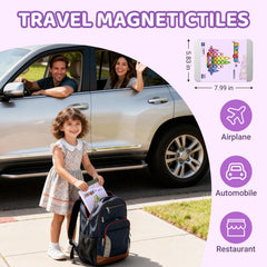 Asago durable tin storage box keeps tiles organized during trips and play