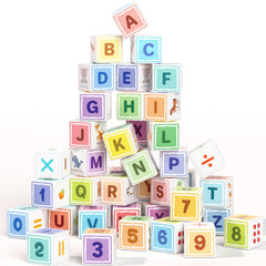 Asago Magnetic Blocks ABC 123 patterns for letters and numbers support early literacy