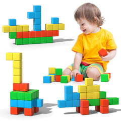 Asago large 1.34-inch magnetic blocks set for STEM-friendly play.