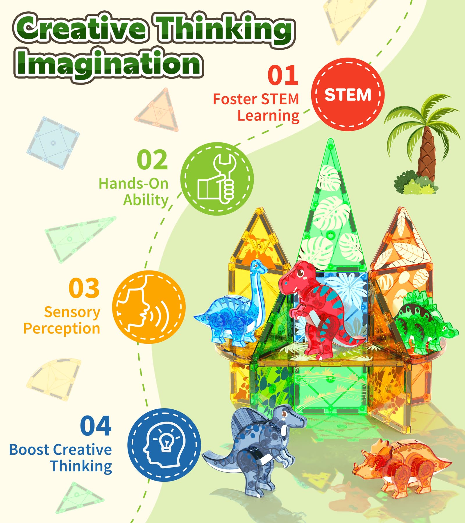 Asago magnetic tiles - great STEM learning tool for classroom hands-on exploration.