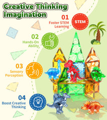 Asago magnetic tiles - great STEM learning tool for classroom hands-on exploration.