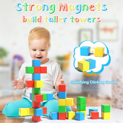 Asago STEM-friendly blocks boost spatial reasoning through magnetic construction