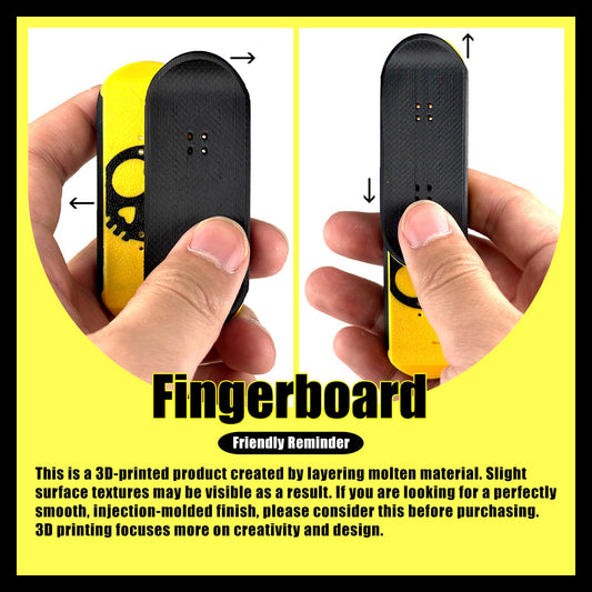 ASCAVS Magnetic Kickflip Fidget Slider in hand demonstrating size and grip