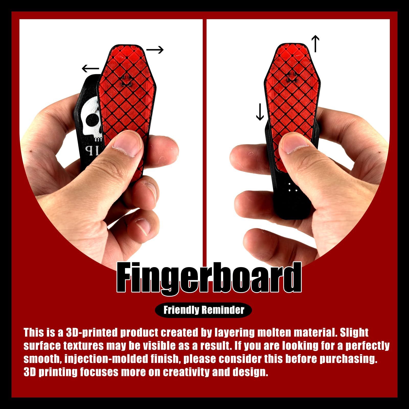 ASCAVS Magnetic Kickflip Slider compact design fits in a pocket for on-the-go stress relief.