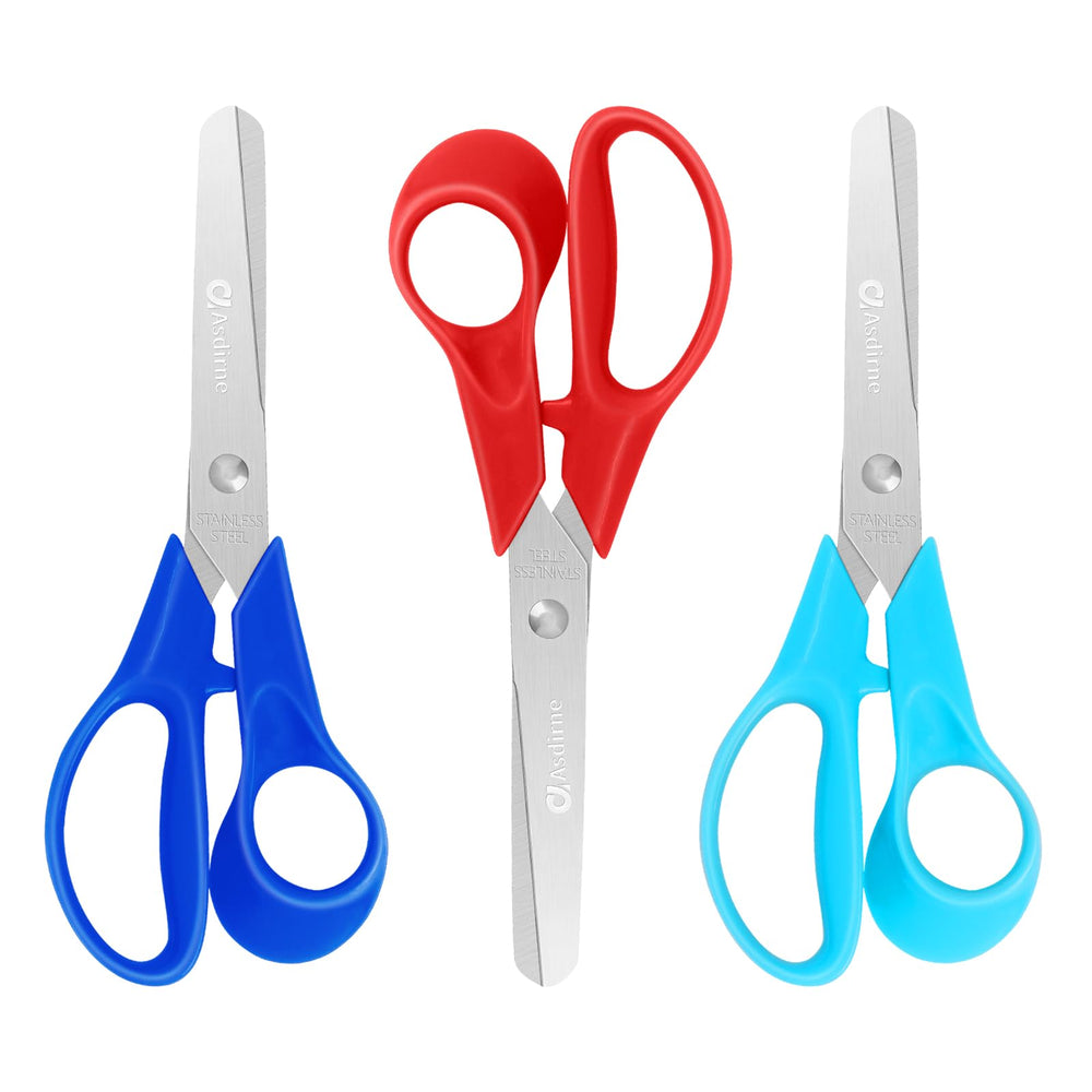 Asdirne Kids Scissors with comfort grip for easy cutting.