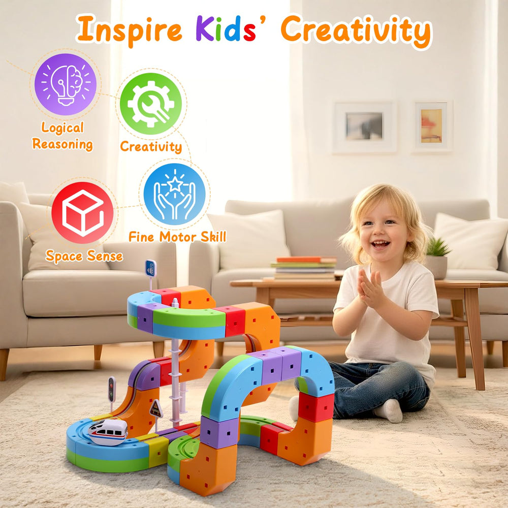 ASFHJP Educational play supports problem solving and imagination.
