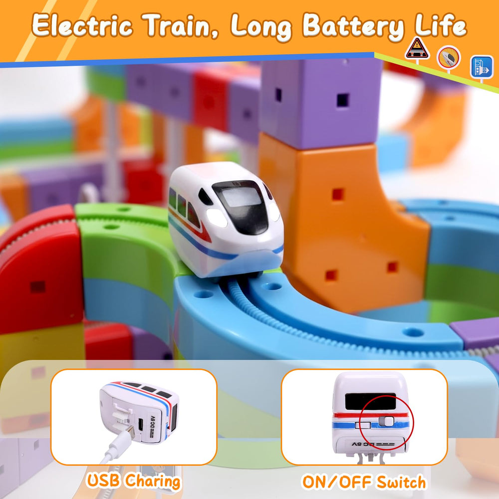 ASFHJP Snap-fit tracks enable quick setup and creative layouts.