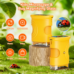 Ashfly 2-inch LCD display shows magnified image clearly for learning