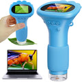 Ashfly kids microscope with 2-inch screen for bright, easy viewing