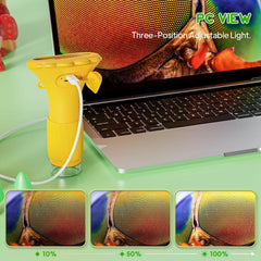 Ashfly Kids Microscope compact design fits small hands for easy learning.