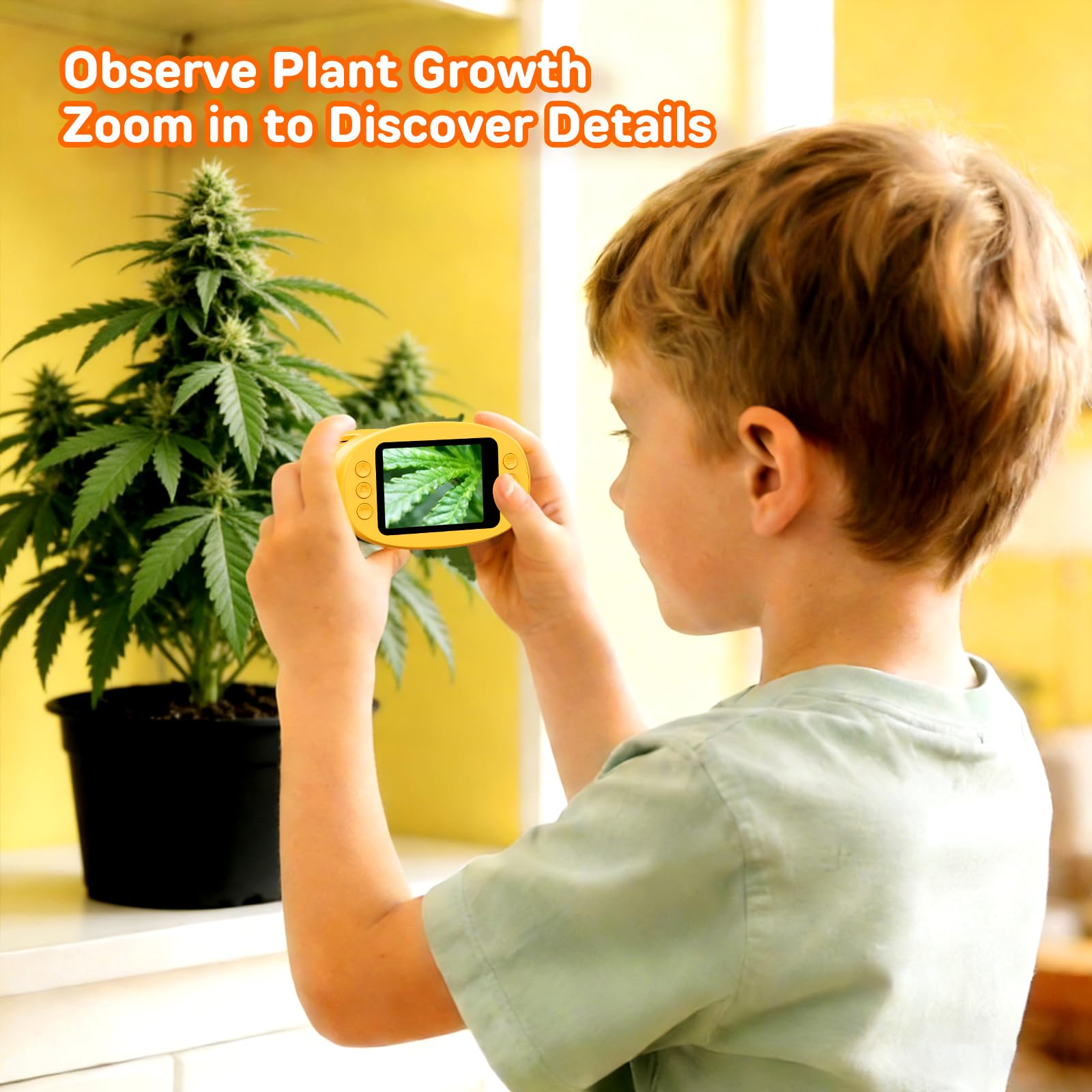 Ashfly lightweight kid-friendly microscope suitable for on-the-go science