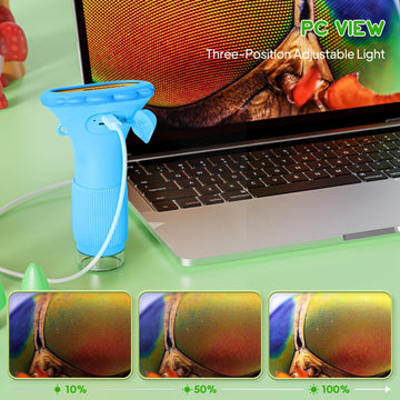 Ashfly microscope stores up to 400 photos for quick sharing
