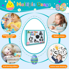 ASIOWELY circular circle toy provides smooth flipping for focus and relaxation.