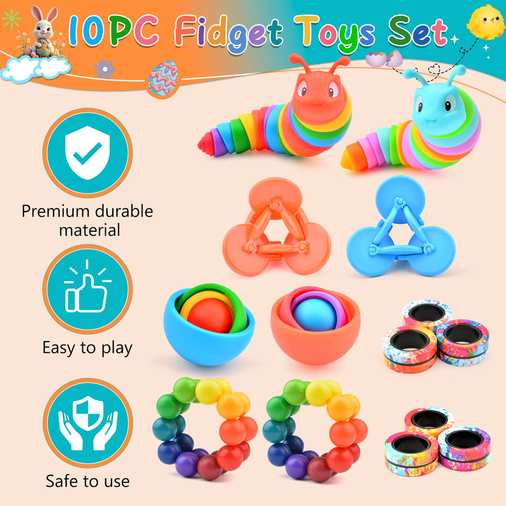 ASIOWELY fidget slug toys offer portable anxiety relief anywhere